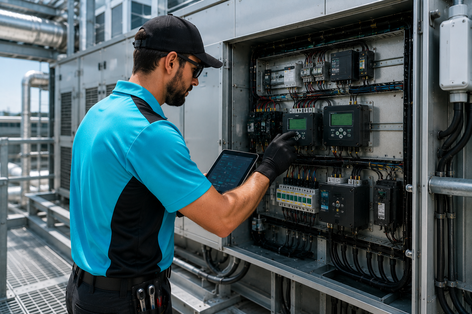Commercial HVAC maintenance checklist inspection